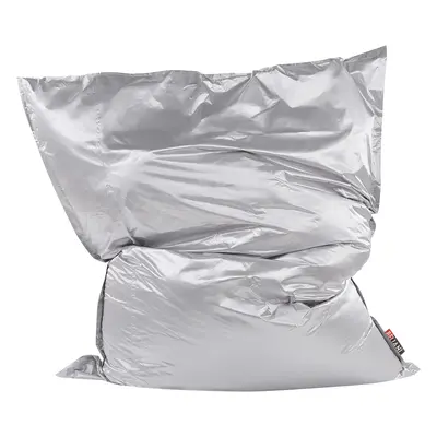 Extra Large Bean Bag Silver FUZZY