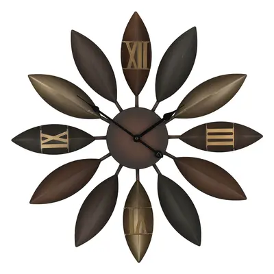 Wall Clock BEINWIL cm Metal Brown