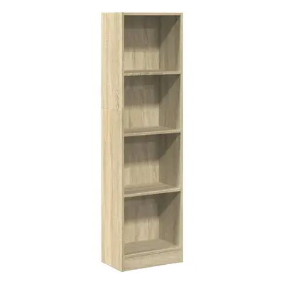 (sonoma oak, x x cm) vidaXL Book Cabinet Display Rack Bookshelf Storage Shelf Rack Engineered Wo