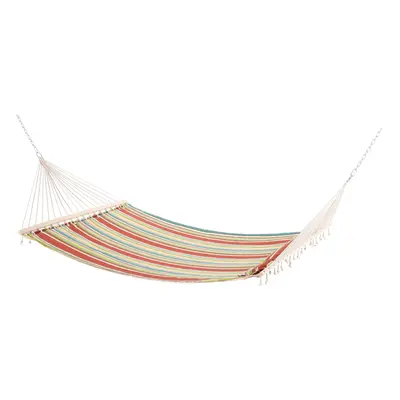 Outsunny Hammock Outdoor Garden Camping Hanging Swing Portable Travel Red