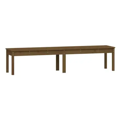 (honey brown pine, 203.5 x x cm) vidaXL Garden Bench Outdoor Picnic Bench Camping Wooden Bench S