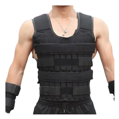 30KG Loading Weight Vest For Boxing Training Gym Equipment Waistcoat Jacket Sand