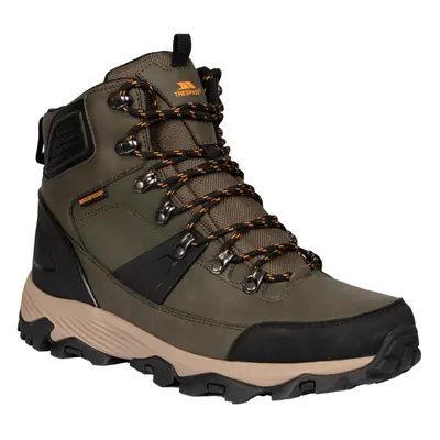 (12 UK, Olive) Trespass Mens Conrad Waterproof Walking Boots