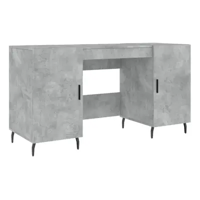 (concrete grey) vidaXL Desk Computer Desk Writing Table Office Work Desk White Engineered Wood