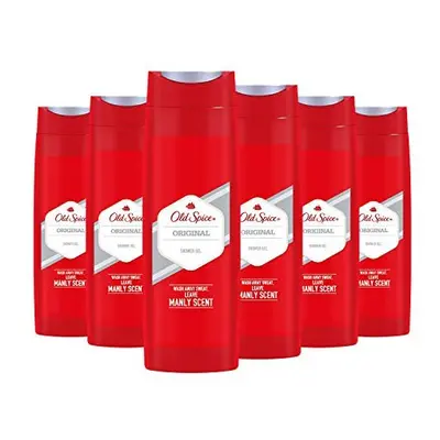 Old Spice Original Men's Shower Gel Pack (6 x ml)