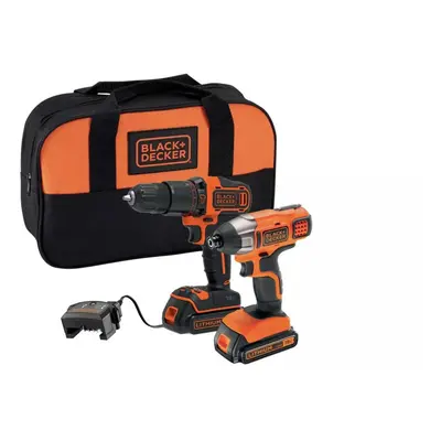 Black + Decker 1.5AH Cordless Twin Pack with 2x18V Batteries