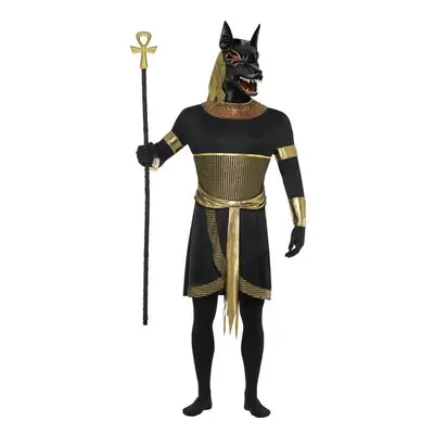 Smiffy's Adult Men's Anubis The Jackal Cosutme, Tunic, Collar, Arm Cuffs, - - anubis costume jac