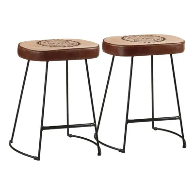 vidaXL Bar Stools Kitchen Bistro Chair Pub Counter Chair pcs Dark Brown