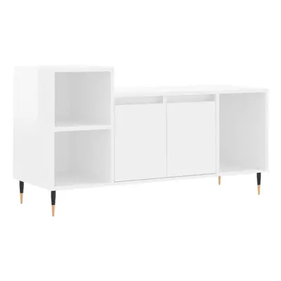 (high gloss white) vidaXL TV Cabinet TV Unit Sideboard TV Stand Media Cabinet Engineered Wood