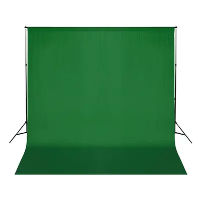 vidaXL Backdrop Support System 600x300cm Green Photography Studio Background