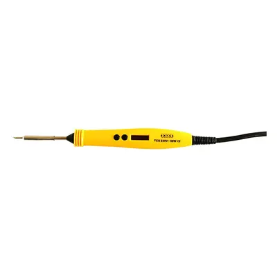 Antex T482J70 TCS 230V Temp controlled digital soldering iron, Yellow