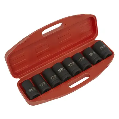 8 Piece PREMIUM Impact Socket Set - 1" Sq Drive - Deep Sockets - High Torque