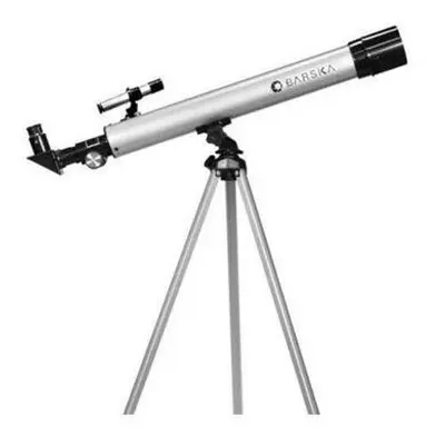 Barska Optics AE10750 Power Starwatcher Refractor AZ Silver Red Dot Finderscope Astronomy Softwa