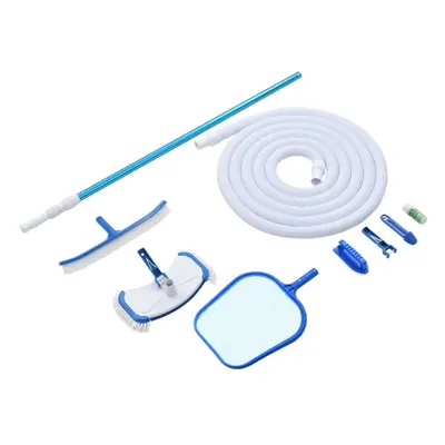 vidaXL Piece Pool Maintenance Kit Spa Cleaning Tool Vacuum Skimmer Bush