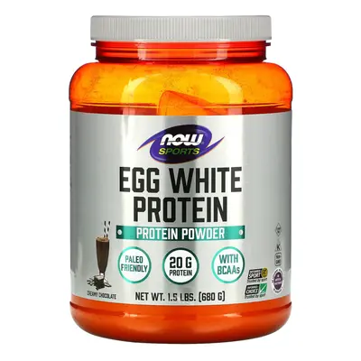 Now Foods, Egg White Protein, Creamy Chocolate, 1.5 lbs (680 g)