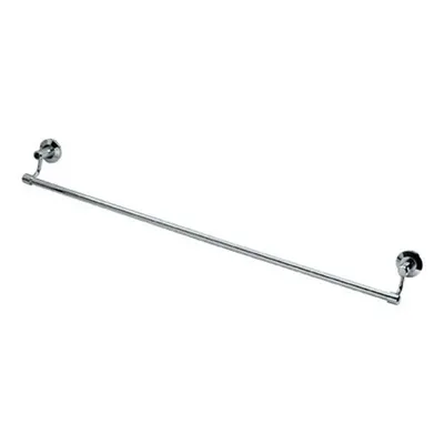 Single Bathroom Towel Rail Bar 472mm Fixing Centres Polished Chrome