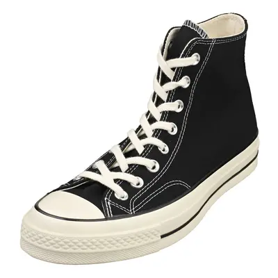 Converse Chuck Hi Unisex Fashion Trainers in Black Egret - 8.5 UK