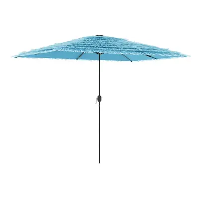 (blue, x x cm) vidaXL Garden Parasol with Steel Pole Outdoor Umbrella Balcony Sun Parasol