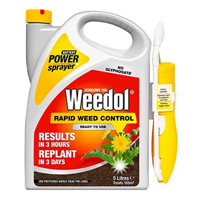 Rapid Weedkiller with Power Sprayer, Ready To Use, 5L