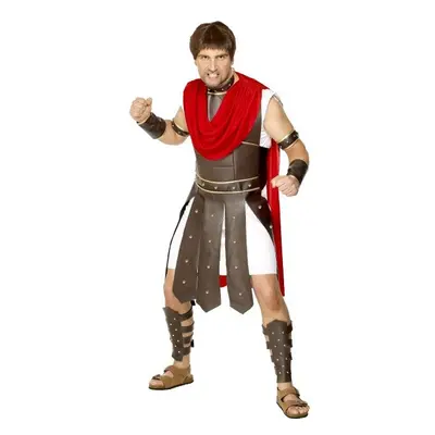 Smiffy's Adult Men's Centurion Costume, Robe And Legs, Arms, Wrists And Neck - centurion costume