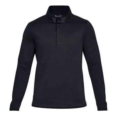 (S, Black) Under Armour Mens Crestable Storm Fleece Snap Golf Sweater