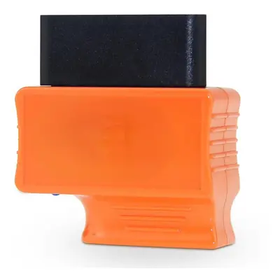 (Orange) Vehicle Diagnostic Tool, Car Engine Code Reader for IOS and Android, With Voice Control