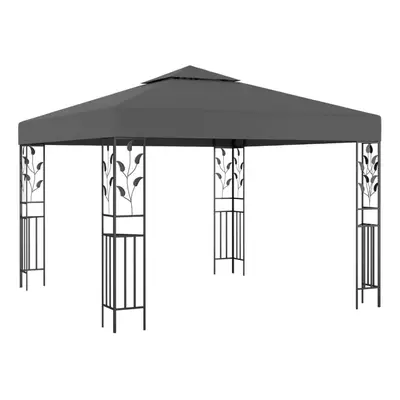 vidaXL Gazebo 3m Anthracite Outdoor Garden Patio Canopy Tents Awning Sunshade