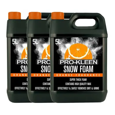 (15L, Orange) Pro-Kleen Fragranced Super-Thick Snow Foam