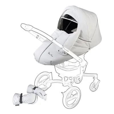 (WHITE) Silver Cross Wayfarer/Pioneer/surf Pushchair Winter Pack