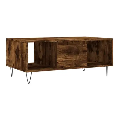 (smoked oak) vidaXL Coffee Table Side Table End Accent Telephone Sofa Table Engineered Wood