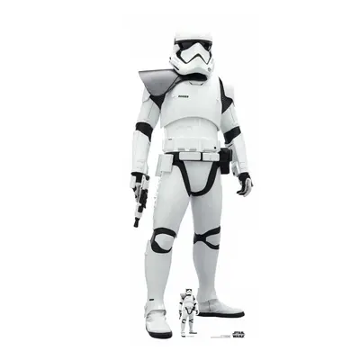 First Order Stormtrooper Black Pauldron Lifesize Cardboard Cutout / Standee Star Wars: The Rise 