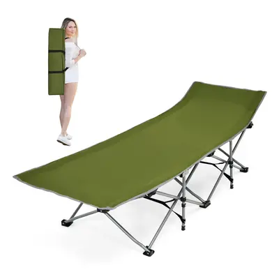 Folding Camping Cot Heavy-Duty Outdoor Cot Bed Portable Sleeping Cot