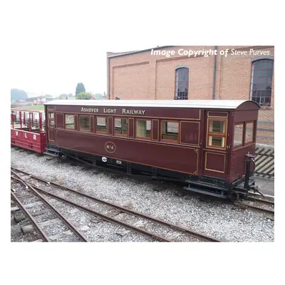 Bogie Coach Ashover Railway Crimson