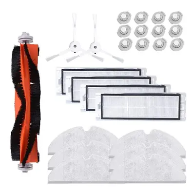 25PCS HEPA Filter Side Brush Mop Cloth Water Tank Filter Accessories Replacement For Xiaomi Robo