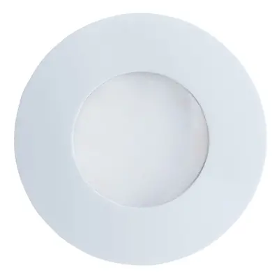 IP65 Recessed Outdoor Wall Light White Cast Aluminium x 5W GU10 Bulb