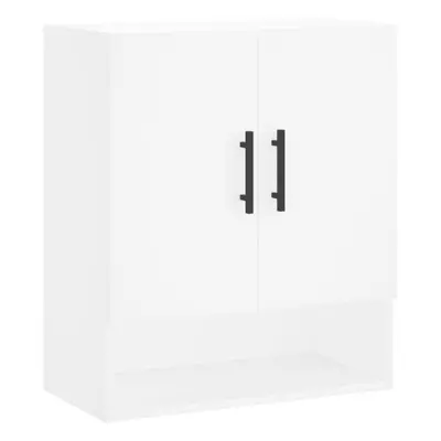 (white) vidaXL Wall Cabinet Storage Cabinet Display Cabinet White Engineered Wood