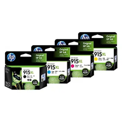 GENUINE Original HP 915XL Colours Value Pack Ink Cartridge Toner Officejet