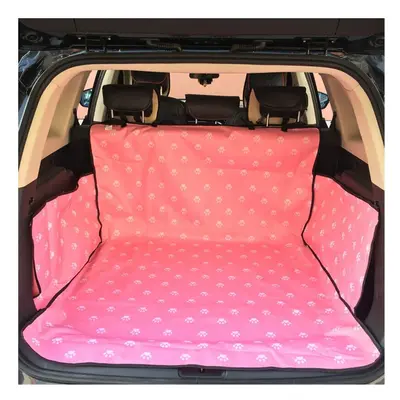 (Pink, 155x104x33cM) Pet Carriers Dog Car Seat Cover Trunk Mat Protector For Cats Dogs transport