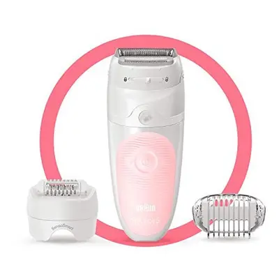 Braun Silk-Ã©pil 5-620, Epilator for Women, Includes Shaver and Trimmer Head for Gentle Hair Rem