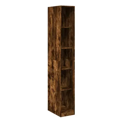 (smoked oak, x x cm/ shelves piece) vidaXL Wardrobe Clothing Storage Hanger Clothes Cabinet Clos