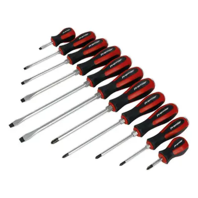 11 PACK Hammer Through Screwdriver Set - Hardened Steel Hammer Strike Chisel Cap