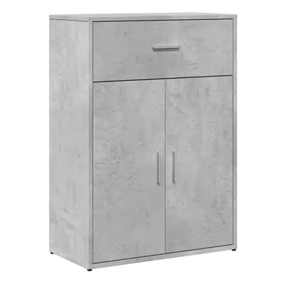 (concrete grey) vidaXL Sideboard Storage Cupboard Cabinet Highboard White Engineered Wood