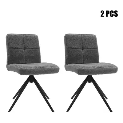 2Pcs Plush Dining Chairs