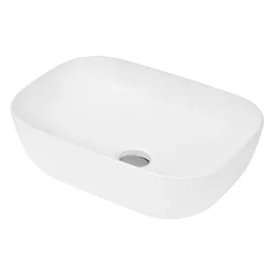 Square Ceramic Countertop Vessel without Overflow - 455mm