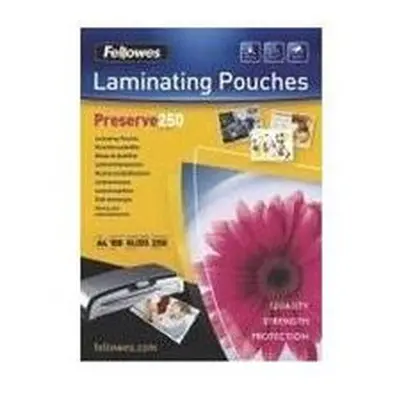 Fellowes A4 Glossy Micron Laminating Pouch - pack