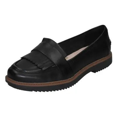 (Black, UK 3) Ladies Clarks Slip On Formal Shoes Raisie Theresa