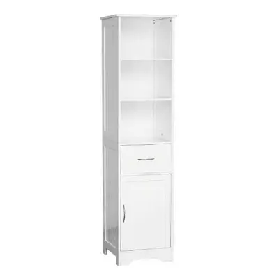 Premier Housewares Shelf White Tall Bathroom Storage Cabinet Bathroom Cabinet Storage Bathroom W