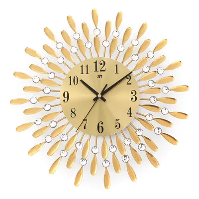 (Gold) x cm Wall Clock Hanging Silent Quartz Battery Powered Watch Home Decoration