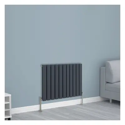 (600x748mm Double, Anthracite) NRG Horizontal Vertical Flat Panel Designer Radiator Central Heat