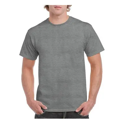 DDI Gildan Heavy Cotton Men&apos;s T-Shirt - Graphite Heather Small Case of